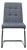 Cb2 Button Tufted Dining Chair on a Metal Frame For Sale
