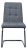 Cb2 Button Tufted Dining Chair With Metal Frame For Sale