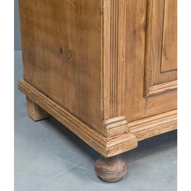 Antique Eastern European Pine Stepback China Cabinet Sideboard Hutch For Sale - Image 9 of 18