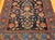 Antique Malayer Rug, Hand-Knotted Wool, Geometric Pattern, 5x7, Navy and Green For Sale - Image 11 of 16