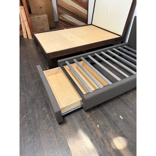 Twin Size Room & Board Wyatt Bed Frame For Sale In San Francisco - Image 6 of 12