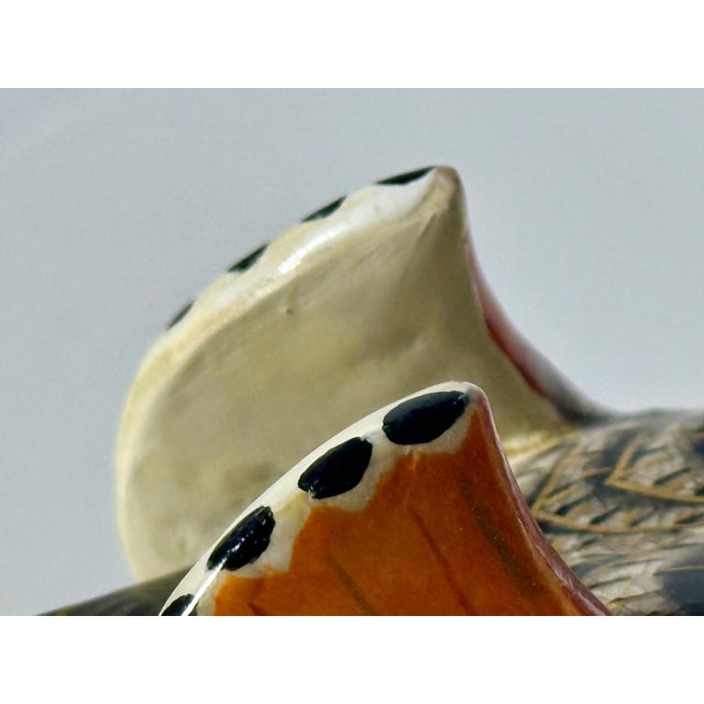 Early 20th Century Kutani Satsuma Mandarin Duck Figurine by Ito Tozan, Rare For Sale - Image 10 of 10