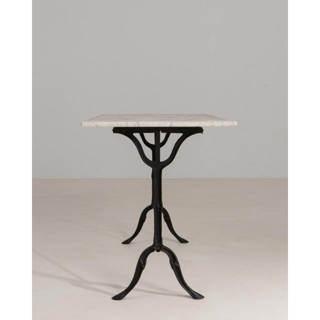 19th Century France White Iron Console Table For Sale - Image 10 of 11