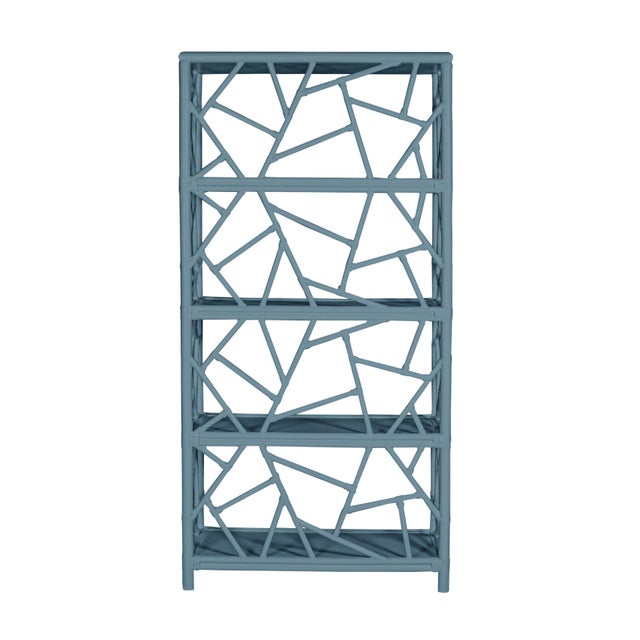 Not Yet Made - Made To Order Tiffany Etagere, Regatta Blue For Sale - Image 5 of 5