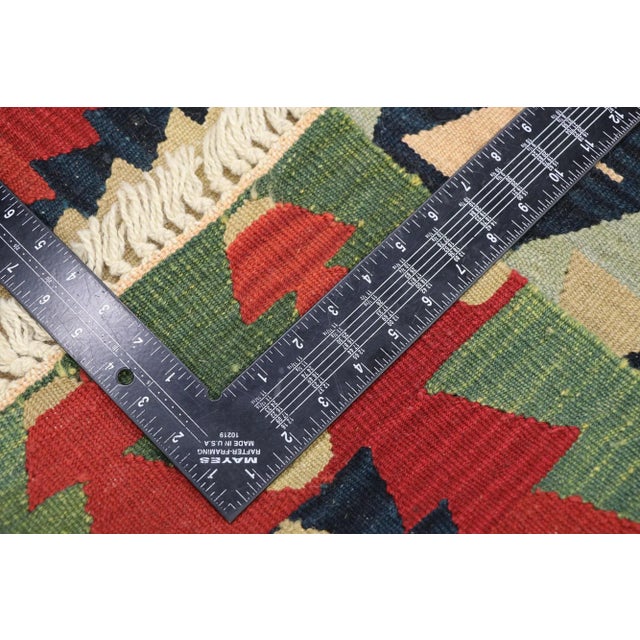 Late 20th Century Vintage Persian Shiraz Kilim Rug - 02'00 X 02'10 For Sale - Image 5 of 9