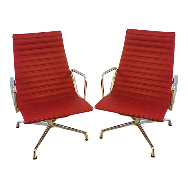 Aluminium EA116 Chairs by Charles & Ray Eames for Vitra, Set of 2 For Sale