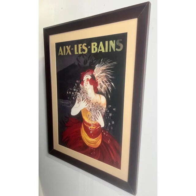 Traditional Leonetto Cappiello “Aix-Les-Bains” Poster Print, Framed 1921 For Sale - Image 3 of 14
