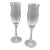 Montclair Champagne Flutes by Mikasa - A Pair For Sale