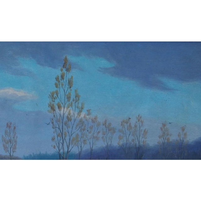 Realism Ukrainian Impressionism Painting, River Vorskla Landscape, 1986 45-75 For Sale - Image 3 of 6