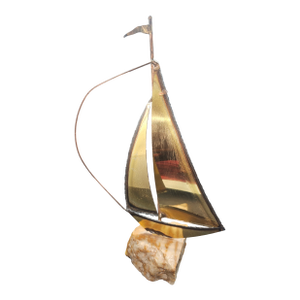 Vintage Mid-Century Modern Sailboat Sculpture