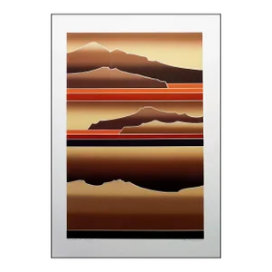 John Martineau "High Country III" Hand Signed Limited Edition Intaglio Print on Paper