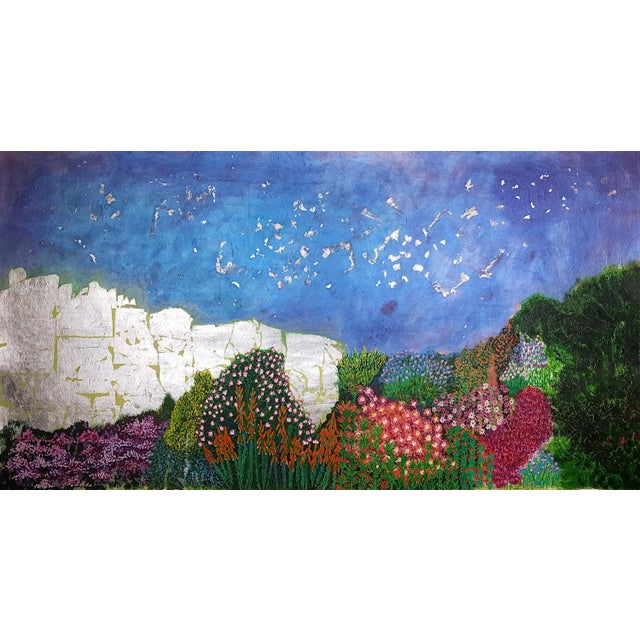 Hand signed on the back Visual artist in oil painting & calligraphy, Corine Lescop has been working on Chinese paper for...