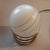 Hollywood Regency Glass Globe Table Lamp from Massive, Belgium For Sale - Image 5 of 7
