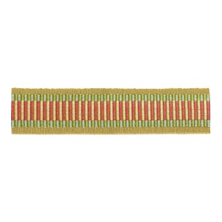 Sample - Schumacher Litchfield Braid in Bloom For Sale