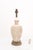 Metal Pair of 1960s Italian Cream Bristolia Ceramic Relief Table Lamps For Sale - Image 7 of 11