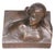1930s Pr. Bronze Finish Clad Dante and Beatrice Bookends by Jennings Brothers C. 1930's For Sale - Image 5 of 12