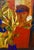 1950s Nicolas Carréga, Sailor in the Foliage, 1955, Oil on Canvas For Sale - Image 5 of 5