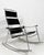 Black Bauhaus Style Rocking Chair, France, 1970s For Sale - Image 8 of 8