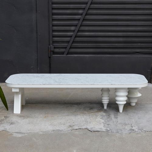 Black and White Marble Multileg Low Table by Jaime Hayon for BD Barcelona, 2016 For Sale - Image 4 of 18