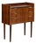 Small Three Drawer Rosewood Chest of Drawers For Sale