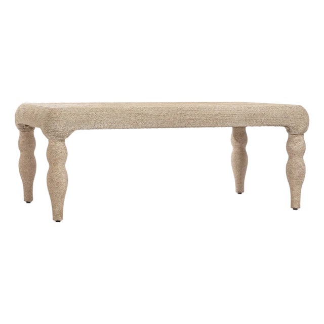 Tan Vicky Natural Woven Seagrass Coffee Table For Sale - Image 8 of 8