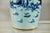 Early 20th Century Chinese Blue and White Porcelain Altar Vase With Immortal Figures and Celadon Tint For Sale - Image 5 of 18