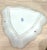 White Herend Rothschild Bird Large Triangle Dish For Sale - Image 8 of 9