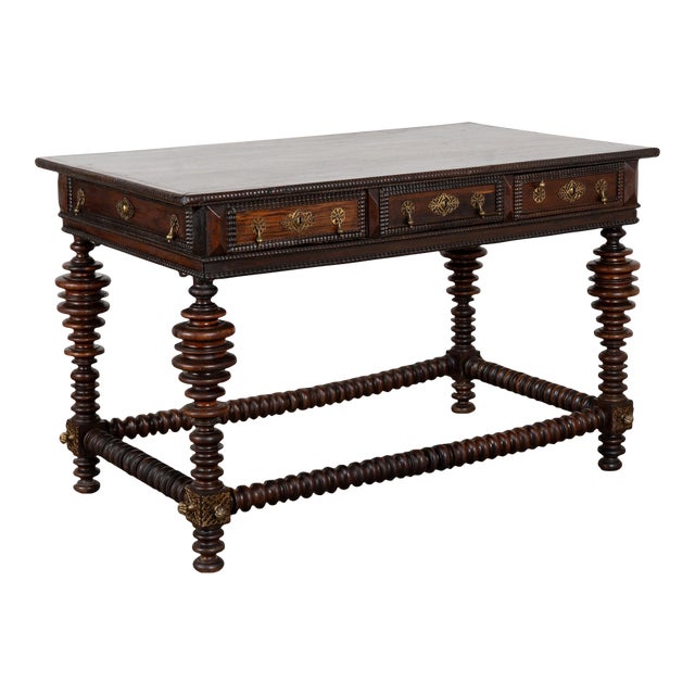 Late 18th Century Portuguese Chestnut Console Table For Sale