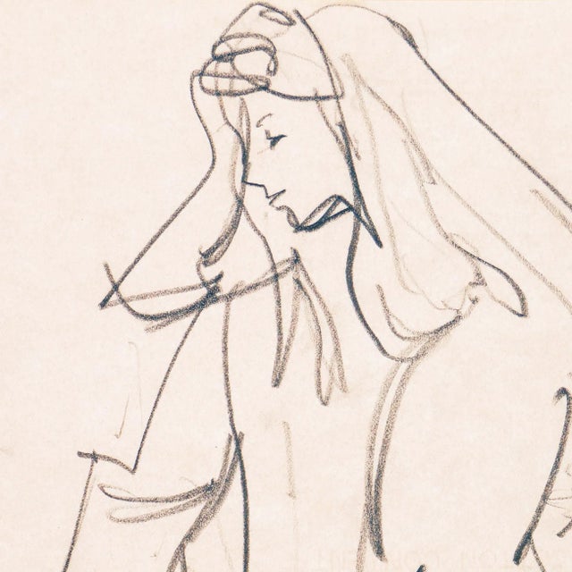 Created circa 1955 by Victor Di Gesu (American, 1914-1988) and stamped verso with certification of authenticity. An...