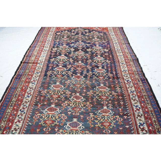 Black Late 18th Century Antique Lori Rug 5'5'' x 13'1'' For Sale - Image 8 of 9