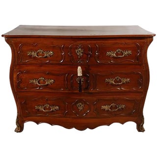 18th C. French Regency Walnut Commode For Sale