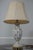 Age: Approx: 40 Years Old Details: Nice Decorator Lamps Quality Construction Nice Blue & Gold Design On Porcelain Un-...