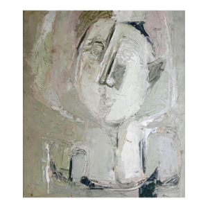 1970s Robert Elibekyan Portrait. 1975, Oil on Plywood, 32x27, 5 Cm