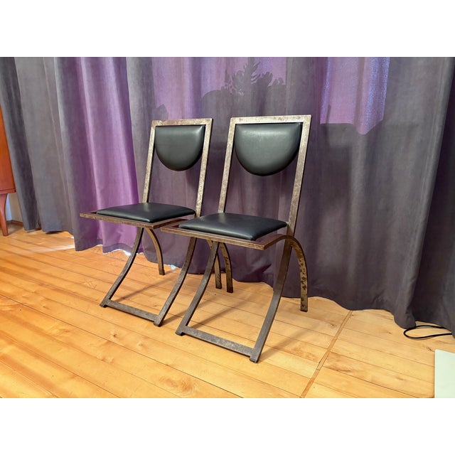 Metal Set of Sinus Chairs by Karl Friedrich Förster, 1990s For Sale - Image 7 of 16