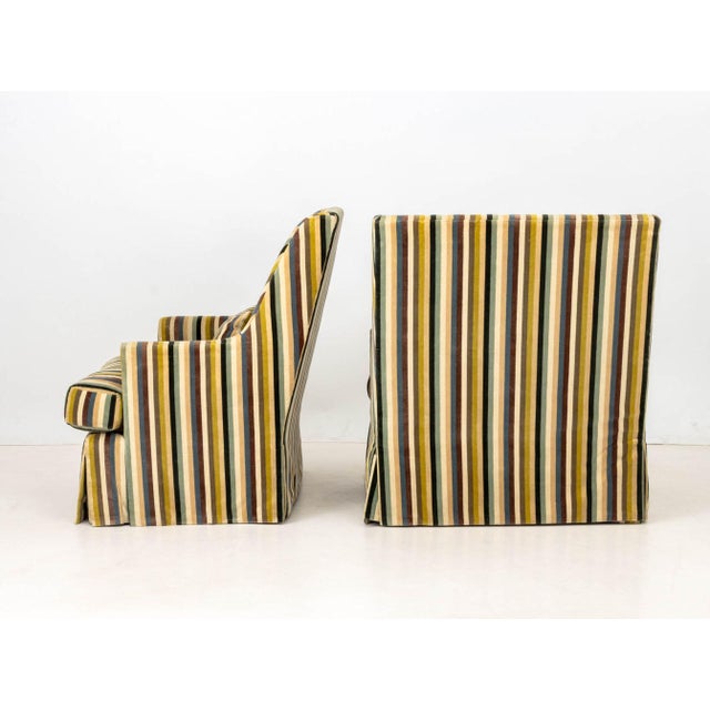 Textile John Saladino "Tejas" Armchairs, Pair For Sale - Image 7 of 8