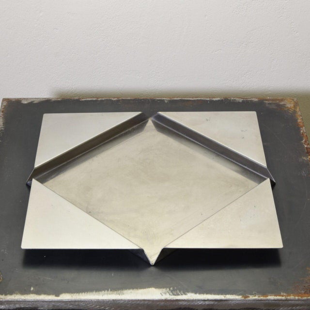 Handmade Plated Tray by Renzo Bioli for Il Picchio Firenze, 1970s, Set of 3 For Sale - Image 6 of 10