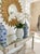 Ceramic Vintage Italian Hand-Crafted White Ceramic Petal Texture Statement Vase For Sale - Image 7 of 12