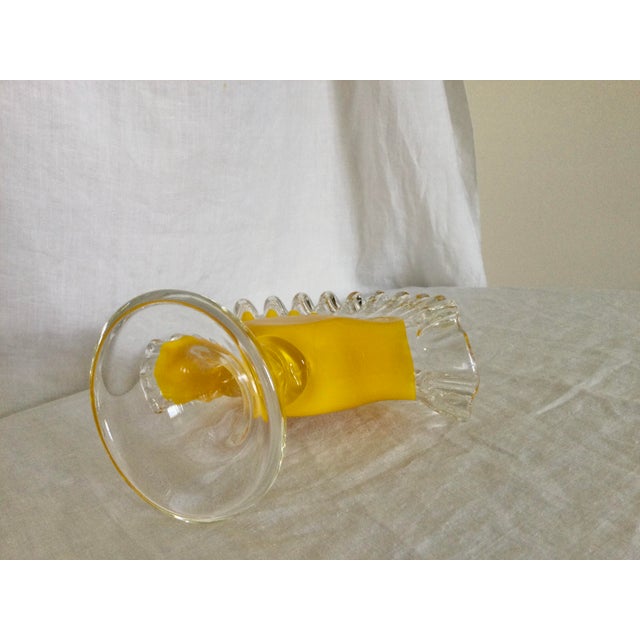 Vintage HandBlown Murano Style Art Glass Napkin Holder Chairish