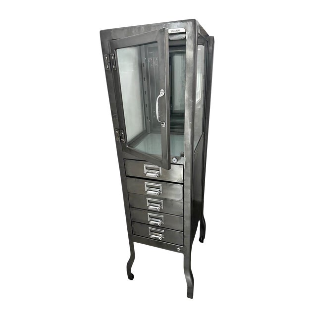 Pharmacy Cabinet by Dulton for Restoration Hardware For Sale