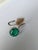 Green Set in 18k Gold, 2.72 Carats, Natural Zambian Emerald & Diamond Engagement Ring, Size 6.5 For Sale - Image 8 of 10