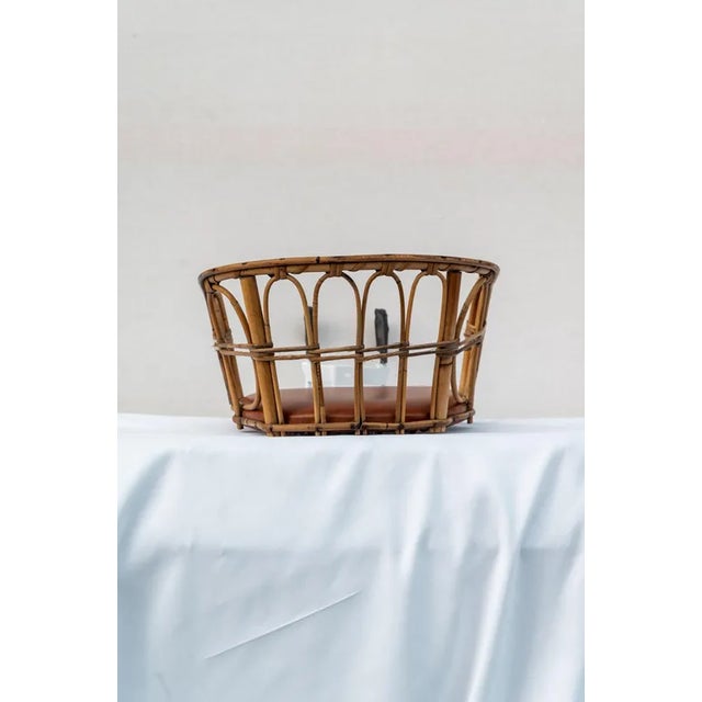 Wicker Front Seat, 1960s For Sale - Image 4 of 6