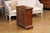 Italian 1840s Bedside Chest with Four Drawers, Burl Panels and Bracket Feet For Sale - Image 9 of 12