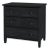 Flagstaff 30 in. W Rectangular Wood 3 Drawer Dresser, Washed Black For Sale