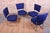 Blue Bauhaus Chairs by Hynek Gottwald, 1930s, Set of 4 For Sale - Image 8 of 16