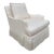 Lee Industries Bullion Fringe Swivel Chair For Sale