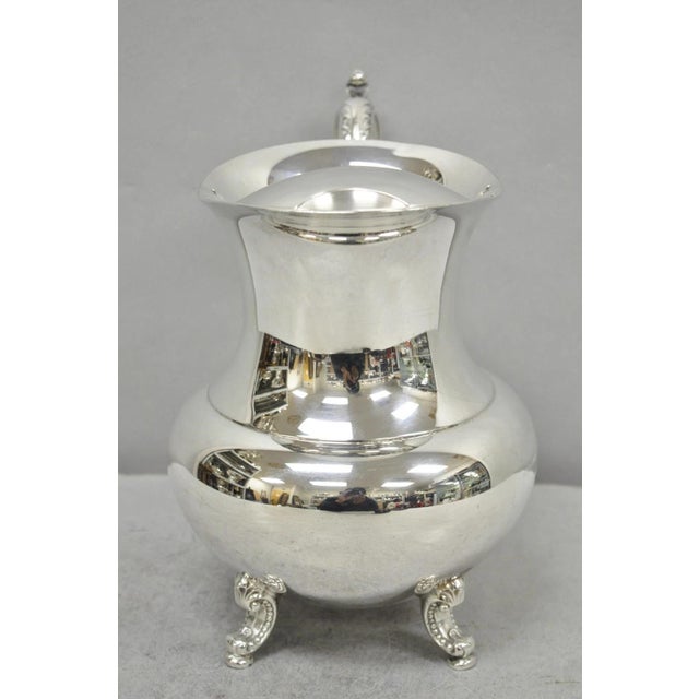 1974 Rogers Silver Plated Water Pitcher Award Syracuse International Horse Show For Sale - Image 4 of 15