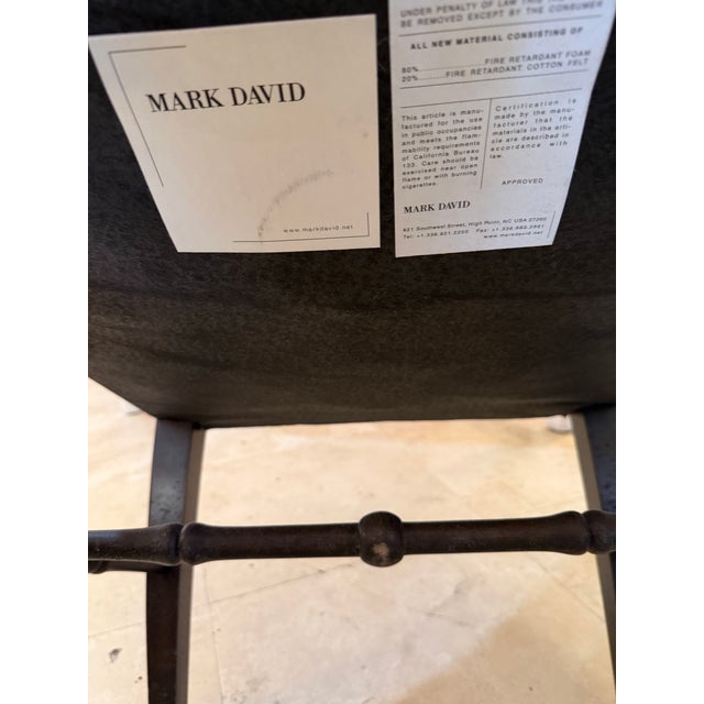 Burnt Umber Late 20th Century Mark David Federal Style Carved Mahogany Pineapple Armchairs - A Pair For Sale - Image 8 of 9