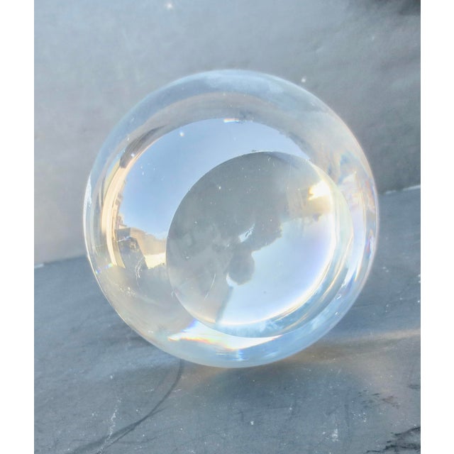 Cartier commemorative paperweight for The New York City Ballet, 1991 Sleeping Beauty. Fine and beautiful cut crystal...