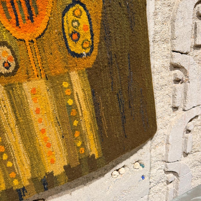 Vintage 1970s Abstract Polish Tapestry Designed by Elżbieta Kaszycka Mid-Century For Sale - Image 16 of 16