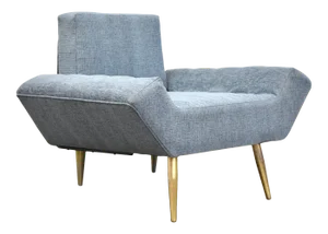 Adrian Pearsall Blue Lounge Chair